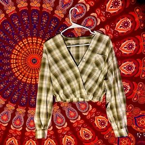 SHEIN; Small, Green long sleeve top